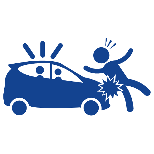 Pedestrian Knockdown icon